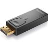deleyCON Adattatore da DisplayPort a HDMI - Cavo Adattatore da DisplayPort-Maschio a HDMI-Femmina Contatti Placcati in oro per TV Proiettore Computer Laptop Notebook