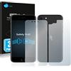 savvies 6 Pezzi Pellicola Protettiva per Apple iPhone SE 2 / SE 3 (Anteriore + Posteriore) Protezione Schermo Trasparente