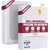 Utopia Bedding Coprimaterasso Singolo Impermeabile 90 x 200 x 30 cm, Certificato OEKO-TEX, Proteggi Materasso, Traspirante, Lavabile, Stile Montato Tutto Intorno Elastico