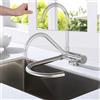 Lonheo Rubinetto cucina pieghevole Girevole 360 ° 2 Modalità di Spruzzo