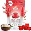 lalea Agar Agar in Polvere 115g- Gelatina Vegetale in Polvere - Addensante Alimentare per Dolci, Gelatine e Cucina Molecolare - 100% Naturale, Halal, Vegan