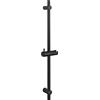 Detbom Asta Doccia 70cm in Acciaio Inox, DETBOM Asta Doccia con Supporto per Soffione Doccia Girevole a 360° e Regolabile, Barra Doccia per Adattarsi ai Fori Esistenti -Nero