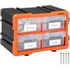 Monzana Box Portaminuterie Organizer espandibile 8 scomparti Contenitore Minuterie Utensili Officina
