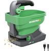WORKPROX Seminatrice Universale a Batteria da 7,2 V con 8 Flussi, 6 Velocità e Larghezza di Proiezione Regolabile, Seminatrice Prato per Semi, Spargisale Fertilizzanti e Sale Antighiaccio