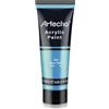 Artecho - Vernice acrilica iridescente blu (120 ml / 4,05 fl oz) in tubi, vernici per arte e artigianato per pittura su tela, roccia, pietra, legno, tessuto, materiale artistico