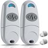 soleilx Telecomando Cancello Universali 433,92MHz - 2 PZ - Compatibile con Top 432EE, 432EV, 432NA, 432A, 432M, 432S, T432-2 Canali per Cancelli Automatici - Radiocomando Cancello di facile Programmazione