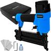 Monzana Chiodatrice pneumatrica e spillatrice 2 in 1 ad aria compressa pinzatrice graffettatrice con valigetta e chiodi