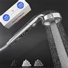 LIEBHEIM Soffione doccia LIEBHEIM pressione doccia risparmio idrico doccia funzioni con potente modalità getto - alta pressione, anticalcare, multi-functional (Soffione doccia a 3 ripieni)