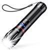 Blukar Torcia LED Ricaricabile, Torcia Potente Zoomabile