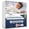 Dreamzie Coprimaterasso Lenzuola Lettino 70 x 140 cm - OEKO TEX - 4 Angoli Elastici - Impermeabile