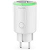 deleyCON Interruttore Timer Digitale con Funzione Conto Alla Rovescia - Presa di Corrente con Tempo di Commutazione da 15 a 75 Minuti - Max. 1800W per Area Interna - Bianco