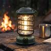Aigostar Lampada Campeggio Retrò Portatile, Luminosità Regolabile, 250LM 3000K, 3 Batterie AA(No Incluse), Impermeabile IP44, per Pesca, Escursionismo, Picnic, Atmosfera Decorativa