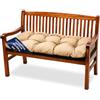 Amazinggirl Cuscino per Panca da Esterno 150x50 cm per Panchina Dondolo & Giardino - Cuscino Panca Cuscini per Panche Seduta Imbottito Comodo Morbido da Interno ed Esterno Beige