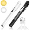 flintronic Torcia Penna LED, 2pz（Bianco + Nero）