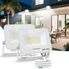 Aigostar Faretto LED da Esterno 20W, 1650LM, Faretti LED Esterno luce bianca 6500K, Luce di Sicurezza Impermeabile IP65, Per Giardino, Cortile, Garage, Corridoio, Confezione da 2