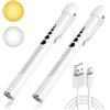 flintronic Torcia Penna LED, 2pz（Bianco）
