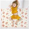 Aolso Bambino Fasciatoio 65x90cm Portatile, Tappetino Cambio Doppia Faccia, Materassino Neonato Lavabile e Impermeabile