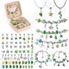 AUAUY Kit Braccialetti Fai Da Te, per a Ragazze dai 15 Anni in Su, Verde