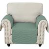Ystyle Copridivano 1 Posto Con Braccioli, Natalizio Copri Divano Impermeabile Senza Schienale, Copripoltrona Invernale, Copridivani Antigraffio Per Animali, Sofa Cover Antimacchia, Verde Chiaro