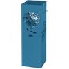 Baroni Home Portaombrelli Design Moderno Porta Ombrelli in Metallo con Mongolfiere 2 Gancini e Vaschetta Scolapioggia Rimovibile 16X16X49 cm Blu
