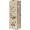 Baroni Home Portaombrelli Design Moderno Porta Ombrelli in Metallo Tortora con Farfalle 2 Gancini e Vaschetta Scolapioggia Rimovibile 15,5X15,5X49 cm