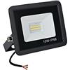 treoir Faretto LED da Esterno 10W, Luce di Sicurezza 1000LM, Proiettore da Esterno 6000k IP66 Impermeabile Per Giardino, Garage, Parcheggio, Cantiere ecc (Bianco Freddo, 10W)