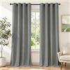 Ystyle Tende Oscuranti per Interni 2 Pezzi, 140x180 CM, Grigio Chiaro
