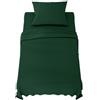 Dreamzie Lenzuola Letto Singolo 90x190 cm - Completo Lenzuola 3 Pezzi in Microfibre - Lenzuolo con Angoli - Lenzuola Sopra - 1 Federa 65x65 - Lenzuola Letto Singolo 90x190cm Verde
