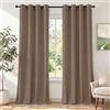 Ystyle Tende Oscuranti per Interni 2 Pezzi, 140x180 cm, Tende Camera da Letto Moderna con Anelli, Tenda Termica Isolante Freddo e Caldo Morbido Idrorepellente, per Soggiorno Cameretta, Marrone Chiaro