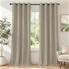 Ystyle Tende Oscuranti per Interni 2 Pezzi, 140x180 CM, Beige