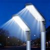 Aigostar 50W Lampione LED, 4500LM Luce stradale a LED 6500K IP65 impermeabile IK08 Per Parcheggio luce per Strada Scuola, parcheggio, campo da basket, cortile, piazza, 2 Unità