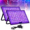 BOWEICORE Luce Nera 150W 2 Pezzi, Lampada UV Impermeabili IP66, Luce Nera UV per Festa, Illuminazione da Palco, Festa Glow, Decorazione di Halloween, Fluorescente, Acquario