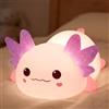 Mewaii Axolotl - Luce notturna per bambini, 3 livelli dimmerabili, in silicone, luce notturna per bambini, 4 rumori bianchi lenitivi e timer, lampada ricaricabile tramite USB, decorazione per camera