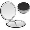 OSDUE Specchio da Viaggio Portatile con Ingrandimento, Specchio da Viaggio a due Lati Trucco, per il trucco Specchio per il trucco professionale bifacciale (8 cm pelle)
