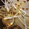 Hellum LED mini luci da fata per interni, 20 mini luci LED, lunghezza illuminata 285 cm, con spina, cavo bianco, per albero di Natale 563986
