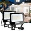 Aigostar- 50W Faretto Led da Esterno con Sensore di Movimento, Faro LED Esterno, 4600LM, Bianco Freddo 6500K, IP65 Impermeabile, Faretti LED per Giardino, Cortile, Patio, Garage, Confezione da 2
