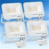 Aigostar Faretto LED da Esterno 20W, 1650LM, Faretti LED Esterno Naturale 4000K, Luce di Sicurezza Impermeabile IP65, Per Giardino, Cortile, Garage, Corridoio, Confezione da 4