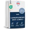 Dreamzie - Copripiumino Antiacaro 140x220 cm - Copri Piumone Protettivo con Cerniera - Barriera Contro Acari e Allergeni - Lavabile a 95°C"