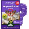 PATTLER® Vespe Antitarme Alimentari - Anti Farfalline del Cibo per Un Controllo Efficace delle Tarme Alimentari. Alternativa a Trappole, Spray e Trappole a Feromoni - 10 BioCard con 1 Consegna