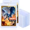 Tolesum Aggiornato 10 Pezzi 130PT Magnetic Trading Card Holder,Bustine Protettive UV Protezione Custodie Porta Carta Trasparente Magnetiche Carta Cornici Carte Collezionabili per Magic, MTG, Baseball