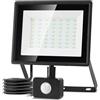 Aigostar Faretto Led da Esterno con Sensore di Movimento,50W 4300LM Faro LED Esterno,Bianco Freddo 6500K,IP65 Impermeabile Faretti LED per Giardino,Cortile,Patio,Garage