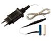 Hellum Adattatore per batterie AAA 2x, 3v power supply per batterie AA di ricambio 2 pezzi, fittizia a 230V con cavo da 1,8 m 150834