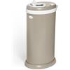 Ubbi Secchio per pannolini in acciaio inox, antiodore, non richiede sacchetto speciale, premiato, indispensabile per il registro, colore: grigio talpa opaco