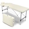 Mobiclinic®, Lettino per Massaggi, Alluminio, Pieghevole, Poggiatesta, 186x60cm, CA-01 Light, 150 kg, Borsa da Trasporto, Estetica, Fisioterapia, Portatile, Professionale