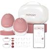 Momcozy M9 Tiralatte Elettrico Indossabile Mani Libere 24mm 2 Pezzi Rosso