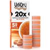 Udivita 20 Capsule Deumidificanti per Apparecchi Acustici UdiDry Caps (5g) 31mm con Gel di Silice di Alta Qualità - Capsule Essiccanti con Indicatore di Colore per Asciugatura Protesi Acustiche