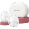 Momcozy M6 Tiralatte Elettrico Indossabile Mani Libere 24mm, 2 Pezzi,Grigio