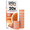 Udivita 20 Capsule Deumidificanti per Apparecchi Acustici UdiDry Caps 5g 31mm - Capsule Essiccanti con Indicatore di Colore - Gel di Silice di Alta Qualità per Contenitori di Asciugatura