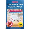 Gerobug Trappole per Scarafaggi [12 Pezzi] - Trappole Adesive con Attrattivo - Senza Veleno - Anti Blatte e Scarafaggi per Casa, Cucina, Interni - Extra Forti