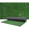 Baroni Home Rotolo di Erba Sintetica 10x1 m, Altezza 7 mm, Verde Naturale, Erba in PE, Fondo Drenante in PP, Alta Densità Fili/m², Resistente e Sicura per Animali, per Giardini, Terrazzi, Piscine